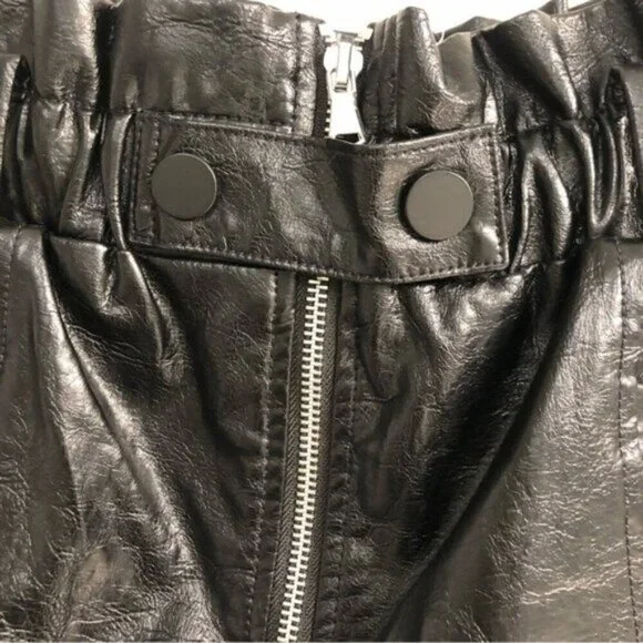 Sea Women’s Laurence Vegan Leather Shorts - Size 14